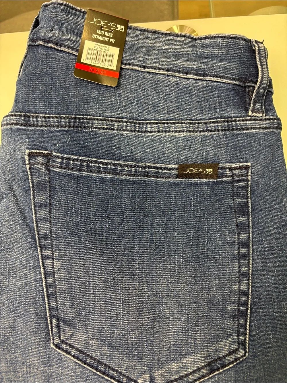 Joe's Jeans mid rise Straight Fit men’s Jeans - Blue Wash